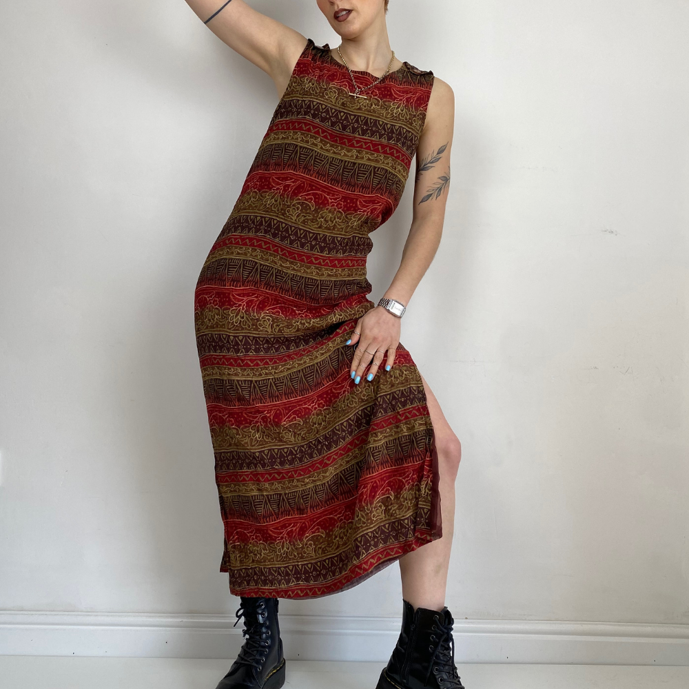 Aztec Maxi Dress